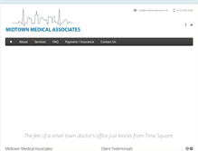 Tablet Screenshot of midtowndoctors.net
